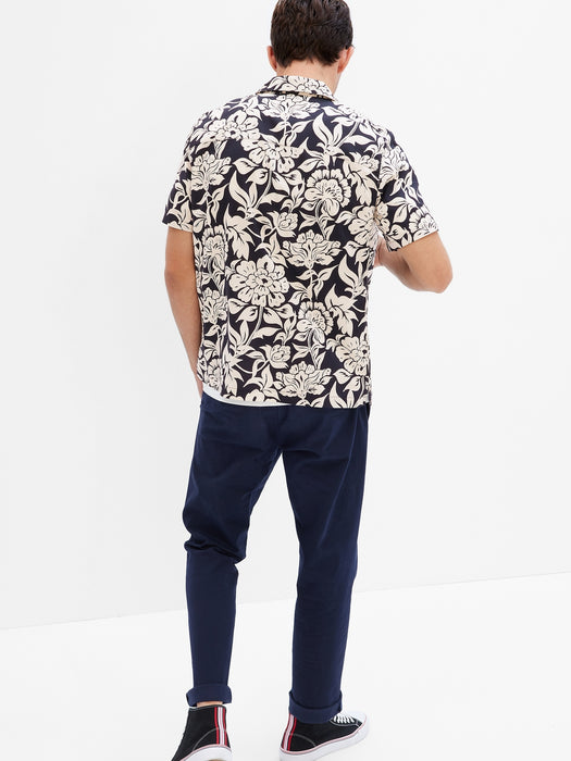 Floral Poplin Shirt