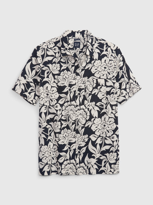 Floral Poplin Shirt