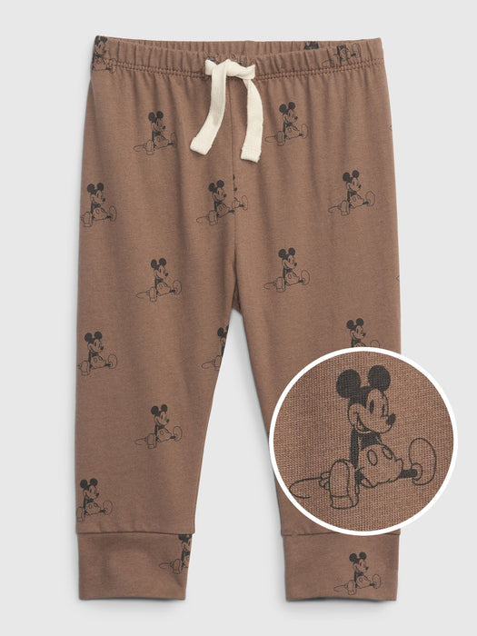 babyGap &#124 Disney 100% Organic Cotton Mix and Match Mickey Mouse Pants - squirrel brown