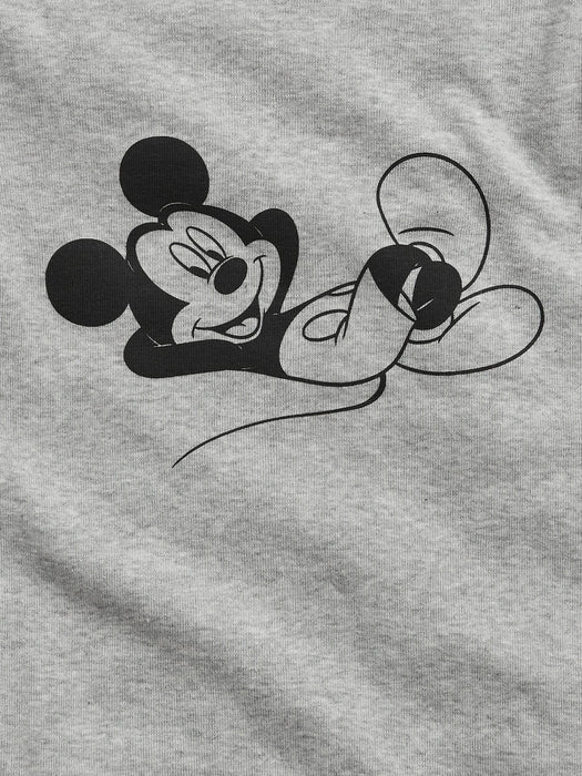 babyGap &#124 Disney 100% Organic Cotton Mickey Mouse PJ Set - light heather grey