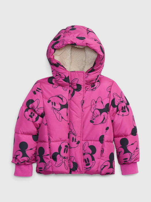 babyGap &#124 Disney Minnie Mouse Heavyweight Puffer Jacket - minnie mouse