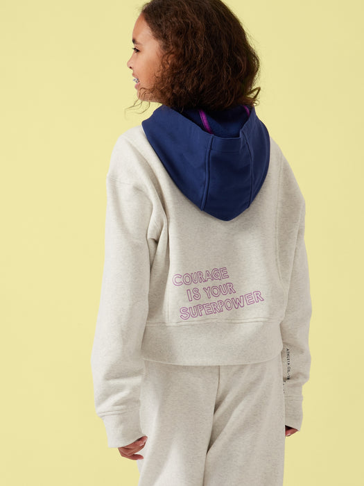 SB Oversized Midi Hoodie - Fog Grey Heather