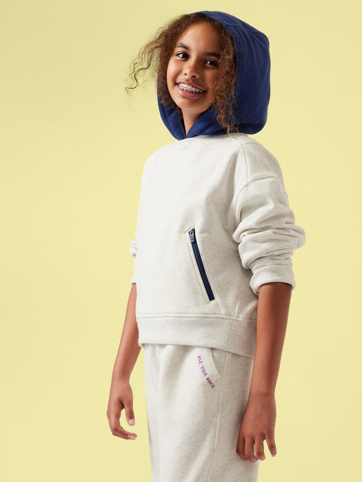 SB Oversized Midi Hoodie - Fog Grey Heather