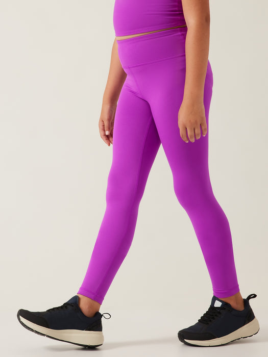 High Rise Powervita Chit Chat Tight - Jazzy Purple