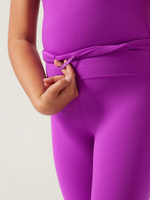 High Rise Powervita Chit Chat Tight - Jazzy Purple