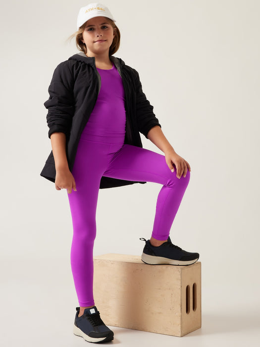 High Rise Powervita Chit Chat Tight - Jazzy Purple