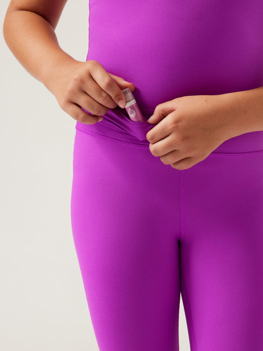 High Rise Powervita Chit Chat Tight - Jazzy Purple