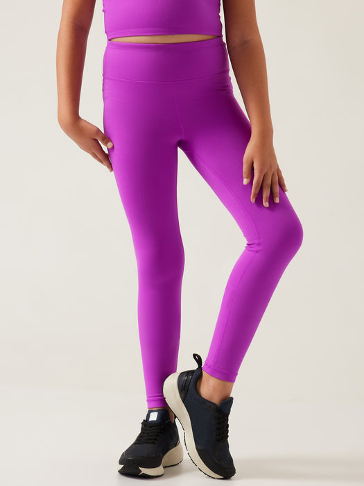 High Rise Powervita Chit Chat Tight - Jazzy Purple