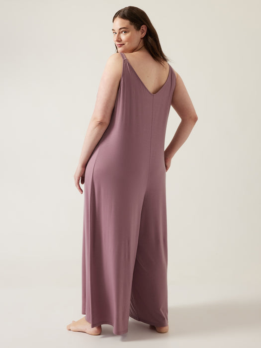 Nighttime Bliss Sleep V Neck Romper