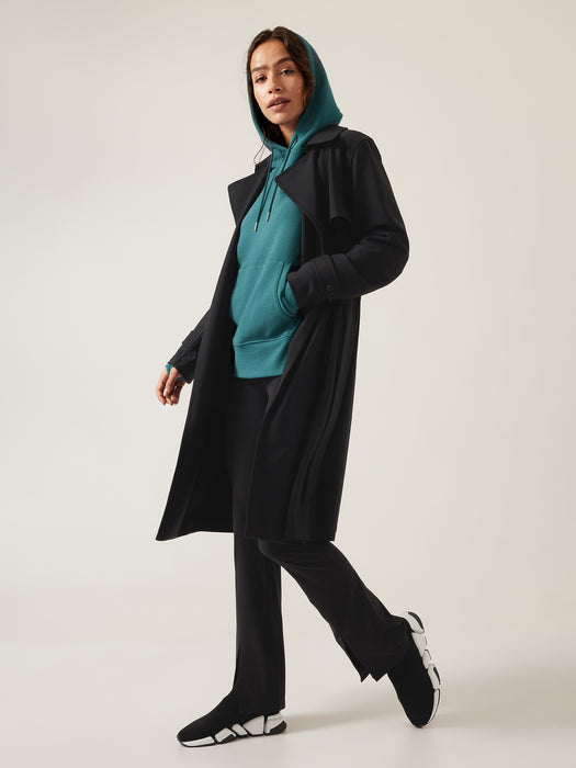 Balance Waffle Hoodie Sweatshirt - Borealis Green