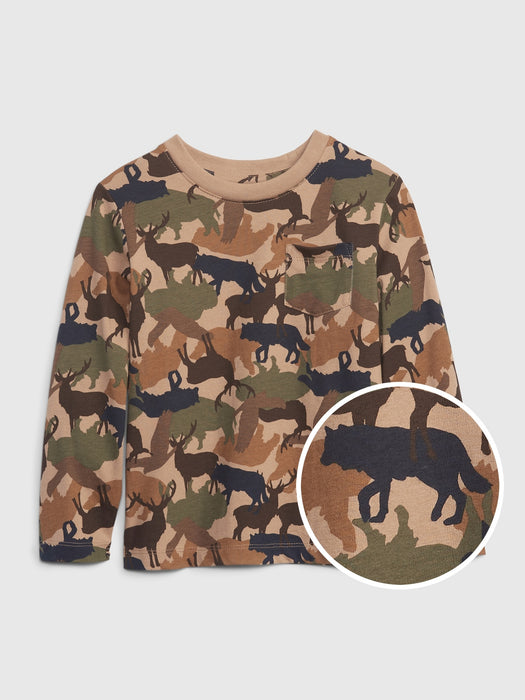 Toddler 100% Organic Cotton Mix and Match Pocket T-Shirt