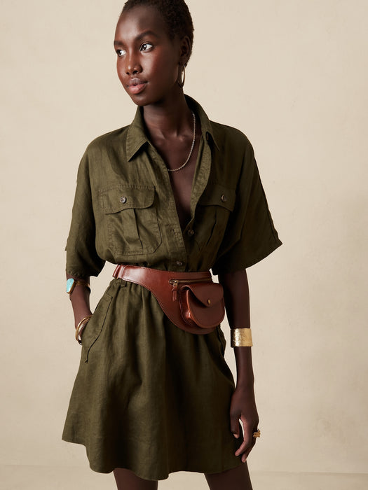 Linen Utility Dress