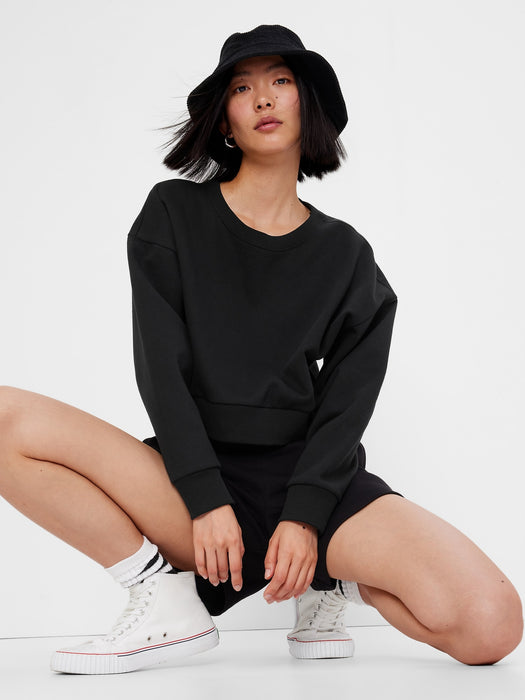 Vintage Soft Relaxed Cropped Sweatshirt