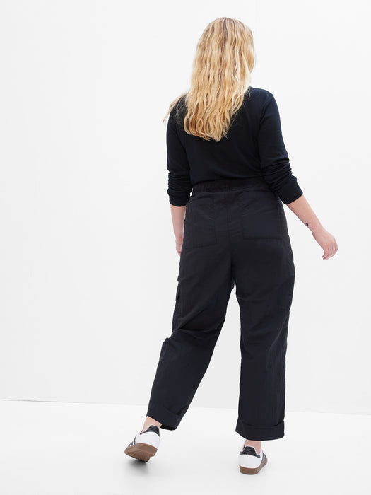 Nylon Pull-On Cargo Pants