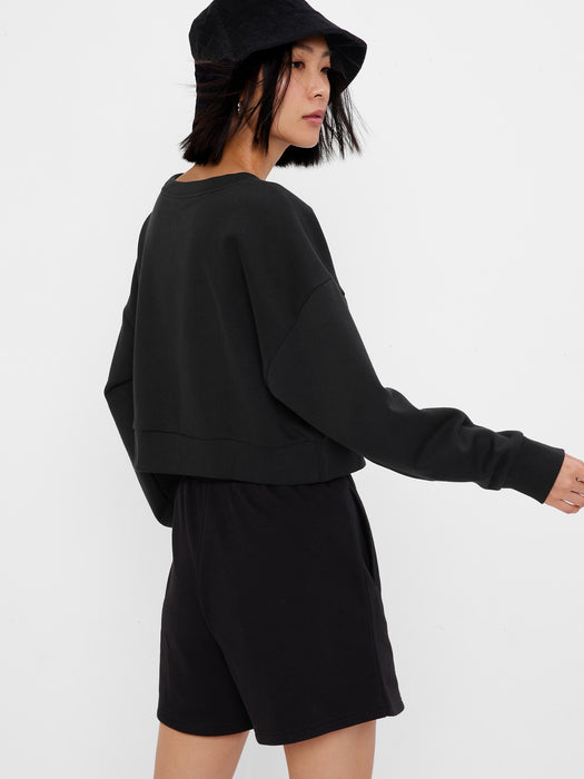 Vintage Soft Relaxed Cropped Sweatshirt