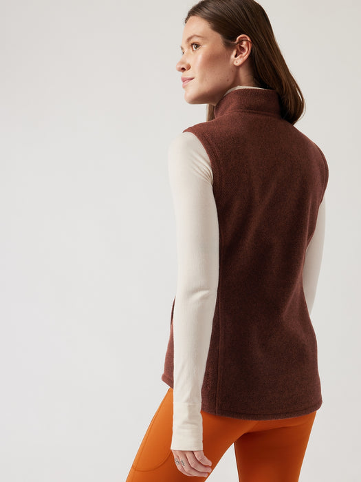 Stroll Fleece Moto Vest