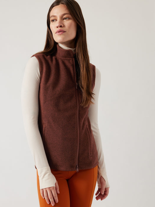 Stroll Fleece Moto Vest