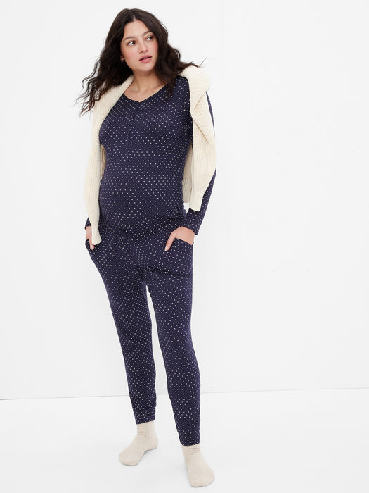 Maternity Modal Henley PJ Set