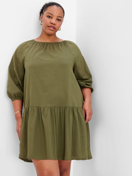 Tie-Back Cutout Mini Dress