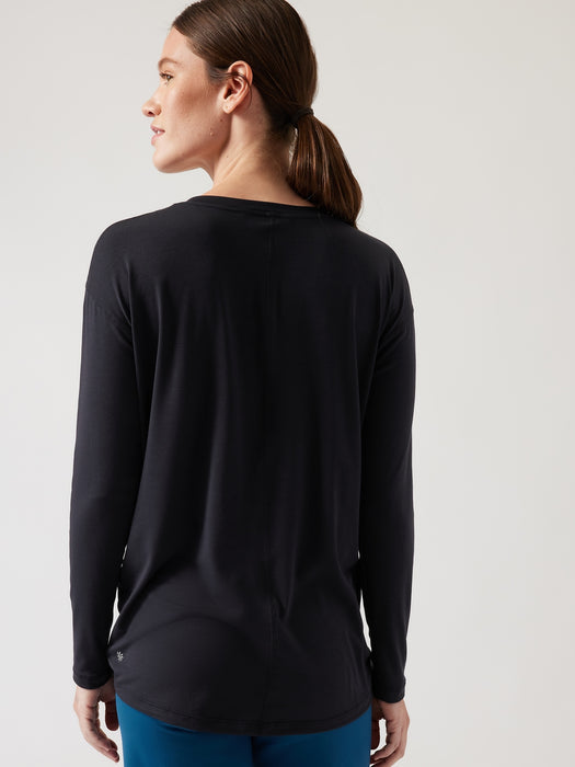 Crossover Ruched Top