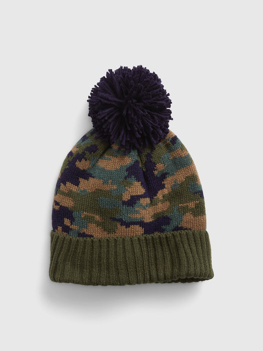 Toddler Camo Pom Beanie