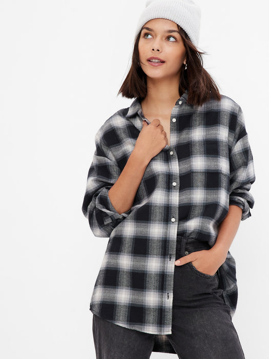 Teen 100% Organic Cotton Flannel Shirt