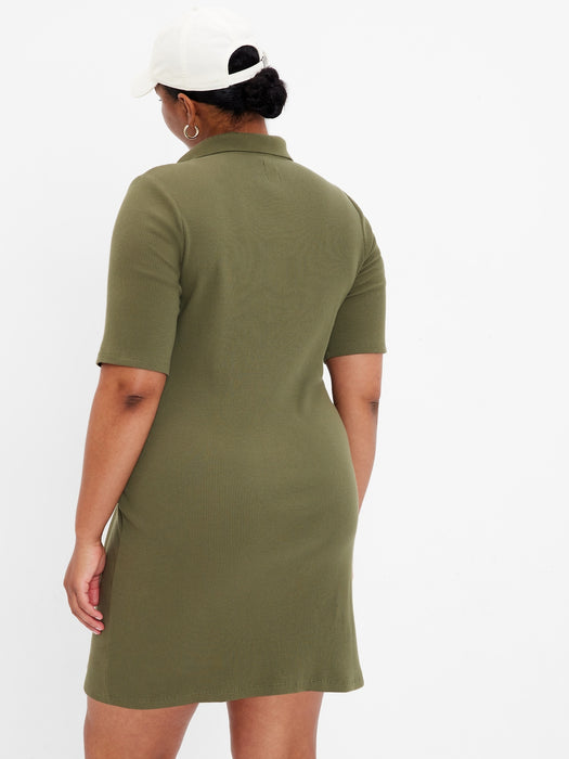 Button-Up Mini Dress