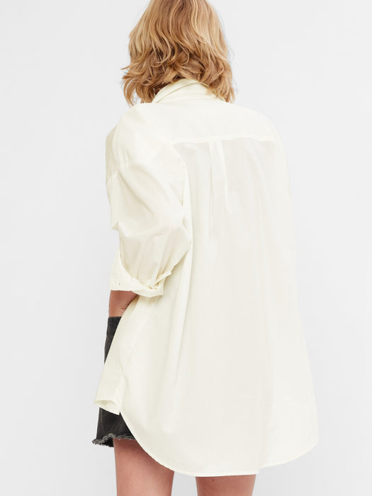 Teen 100% Organic Cotton Oversized Poplin Shirt