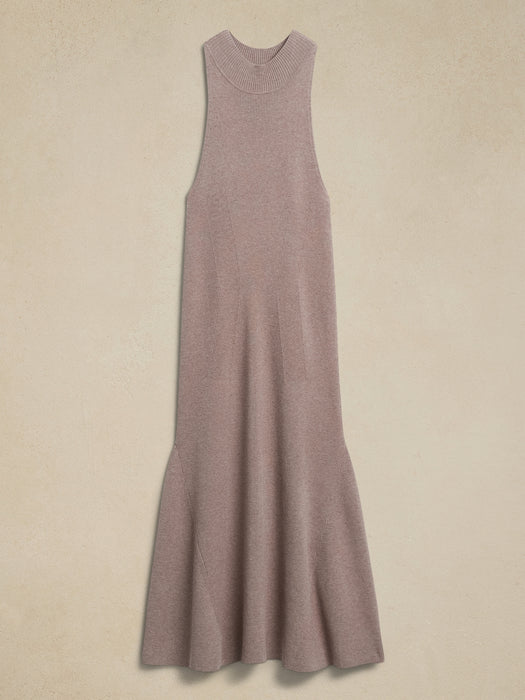 Dolce Midi Sweater Dress - Heather Taupe
