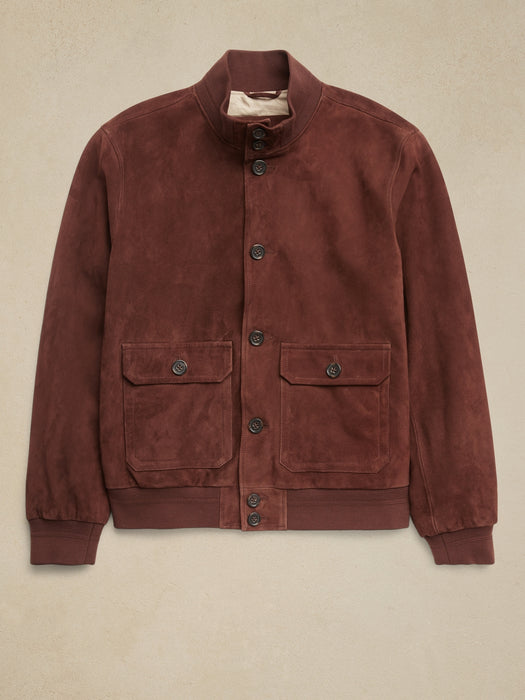 Ranger Suede Bomber Jacket