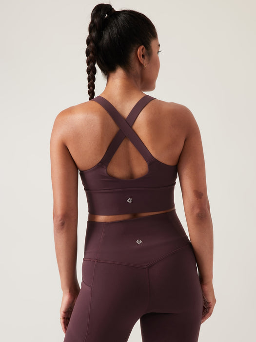Warrior Longline Bra A&#45C - Spiced Cabernet