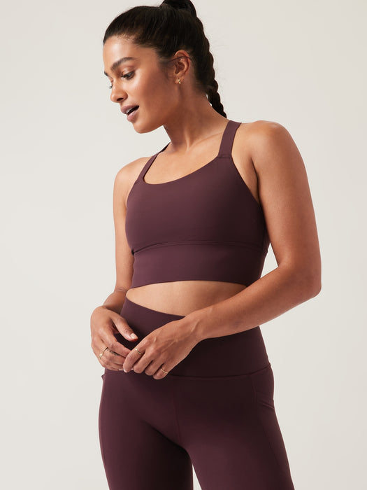 Warrior Longline Bra A&#45C - Spiced Cabernet