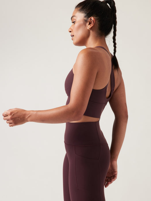 Warrior Longline Bra A&#45C - Spiced Cabernet