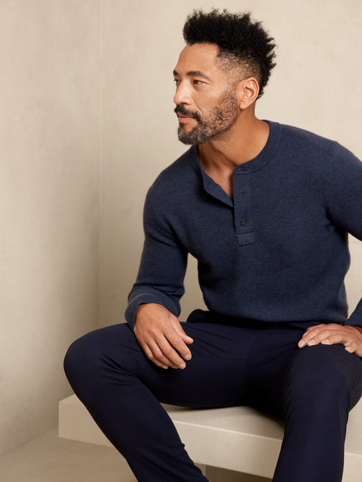 Capua Merino Henley Sweater