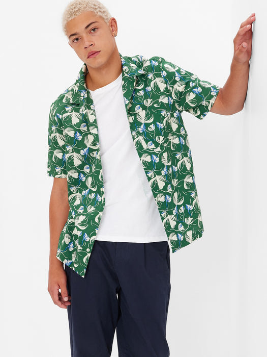 Floral Poplin Shirt