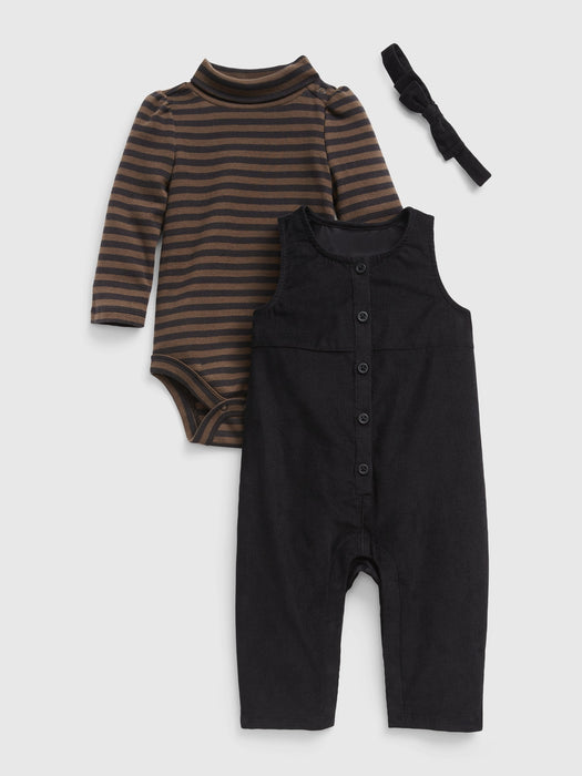 Baby Corduroy 3-Piece Outfit Set
