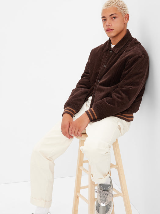 Corduroy Varsity Jacket
