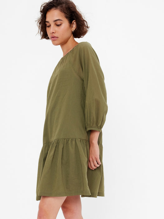 Tie-Back Cutout Mini Dress