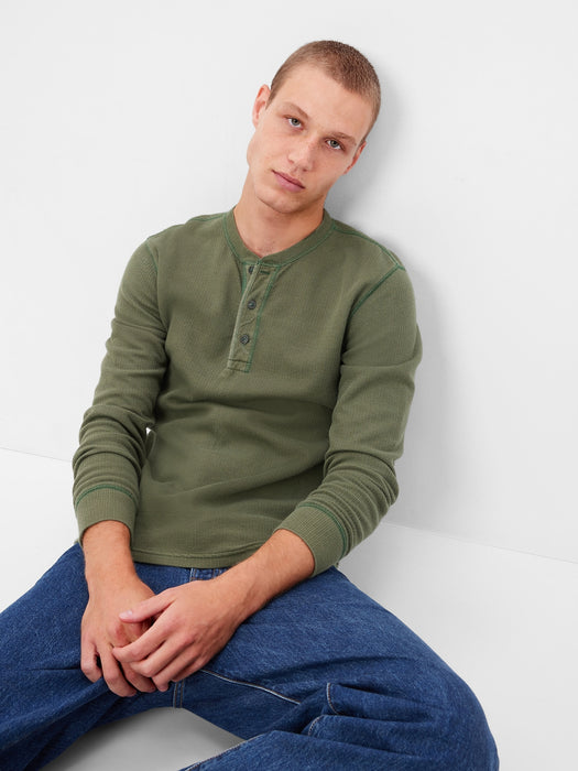 Waffle Henley T-Shirt