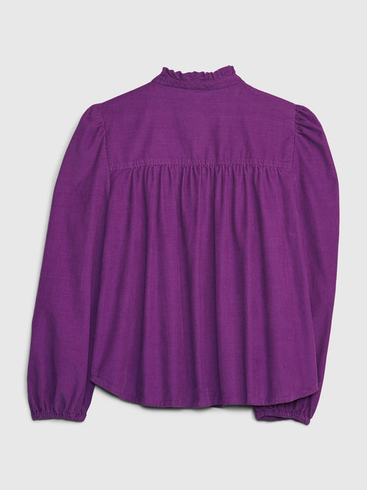 Kids Corduroy Button-Down Shirt