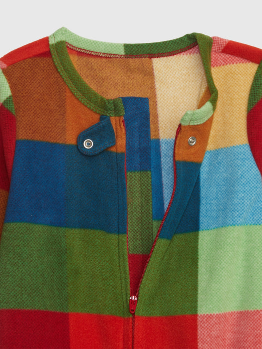 babyGap Organic Cotton Happy Plaid PJ One-Piece - happy plaid