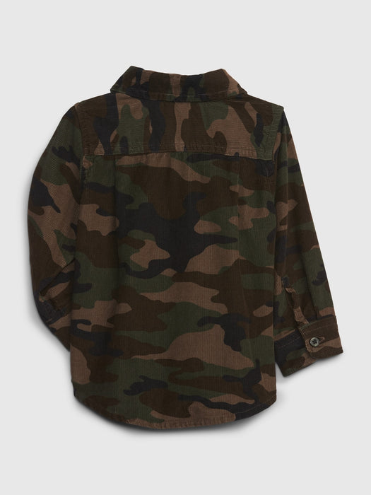 Baby Camo Corduroy Shirt