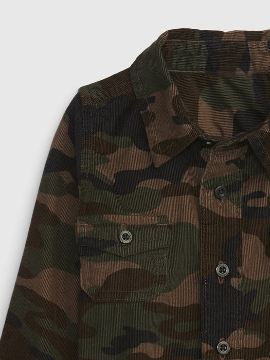 Baby Camo Corduroy Shirt