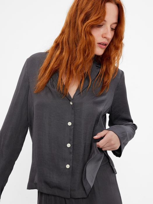 Satin Pajama Shirt