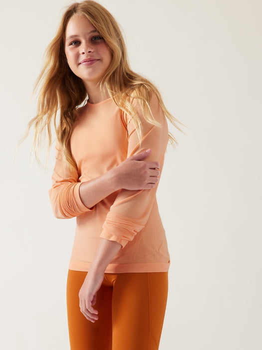 Athleta Girl Power Up Top - Cantaloupe