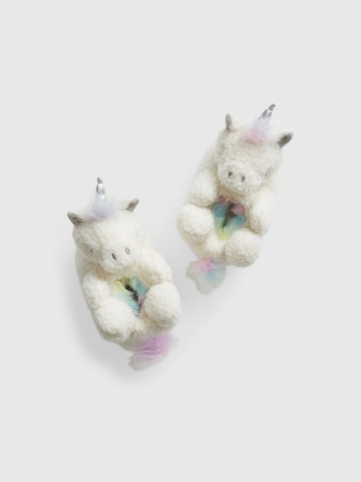 Toddler Cozy Unicorn Slippers - unicorn