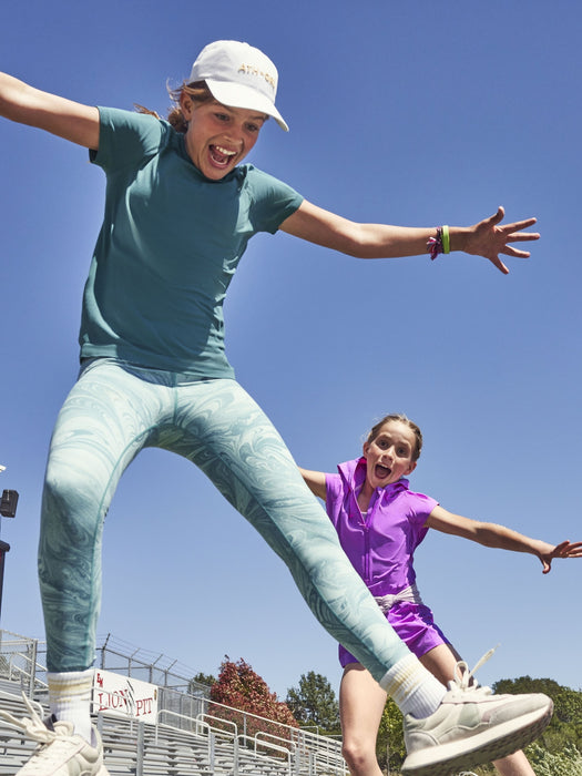 Athleta Girl Power Up Tee - Borealis Green