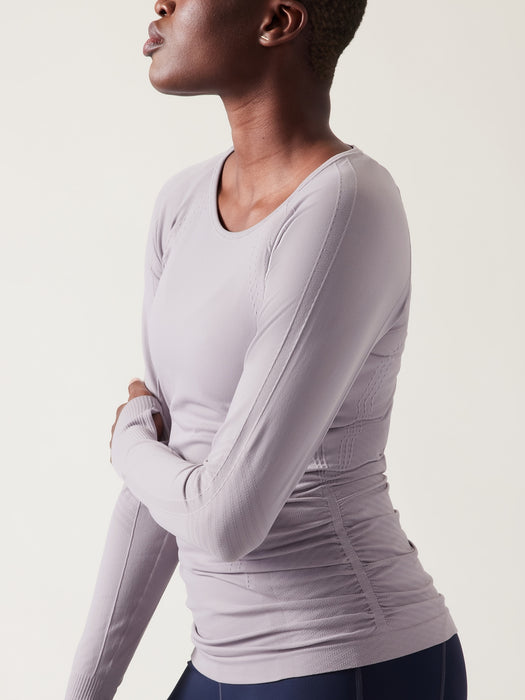 Speedlight Seamless Top - Tinsel Purple