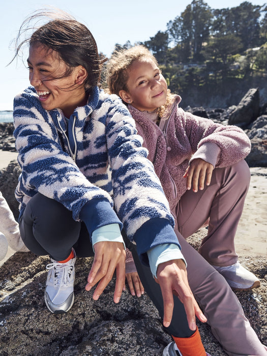 So Snug Sherpa Half Zip - Dynamo Abstract/Goodnight Nora/Chantilly Cream