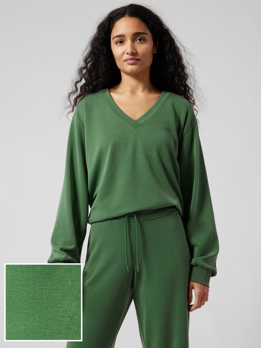 Seasoft V&#45Neck Sweatshirt